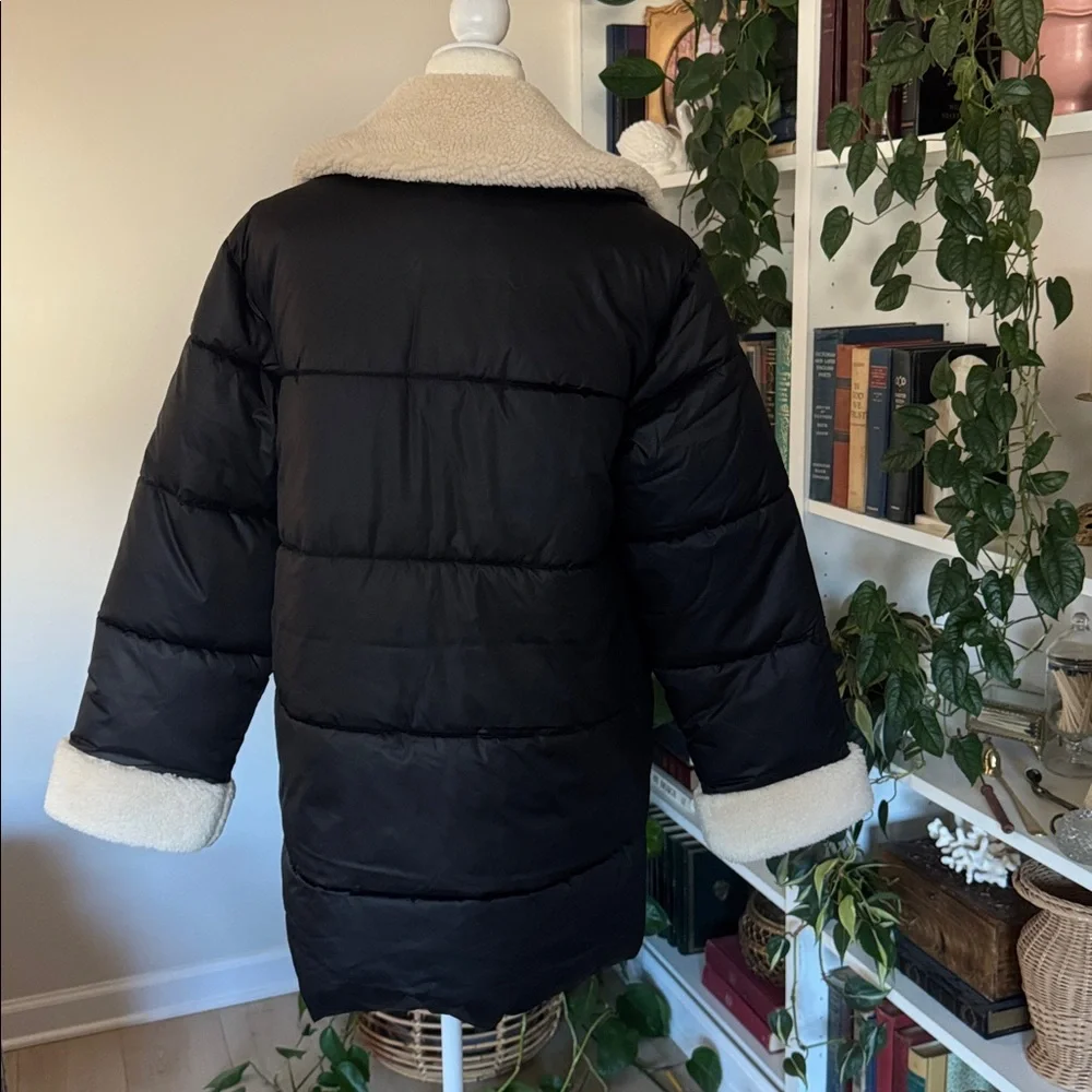 GAP Relaxed ColdControl Long Sherpa Puffer Coat